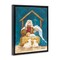 Stupell Industries Comforting Nativity Painting Floating Frame, design by Diane Kater